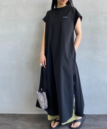 [THOUSAND MILE/サウザンド マイル] フレンチスリーブロングワンピース