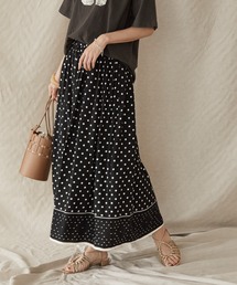 AMERICAN HOLIC | パネル柄Dotスカート(スカート)