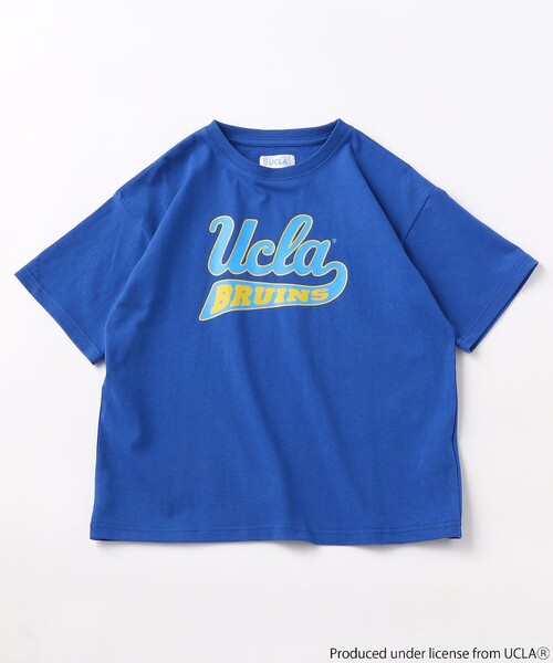 FREAK'S STORE(フリークスストア)の「UCLA/ユーシーエルエー 【WEB限定】 KID’S カレッジロゴ クルーネックTシャツ(Tシャツ/カットソー・キッズ・ホワイト/ブラック/グレー/ブルー/グリーン・120/130/140/150)」の1枚目の写真