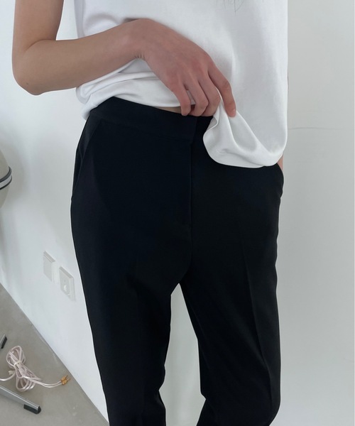 Didot.showroom（ディドット ショールーム）の「サイドボタンフレアスラックス（スラックス・レディース・ブラック/ミント・S/M）」の18枚目の写真