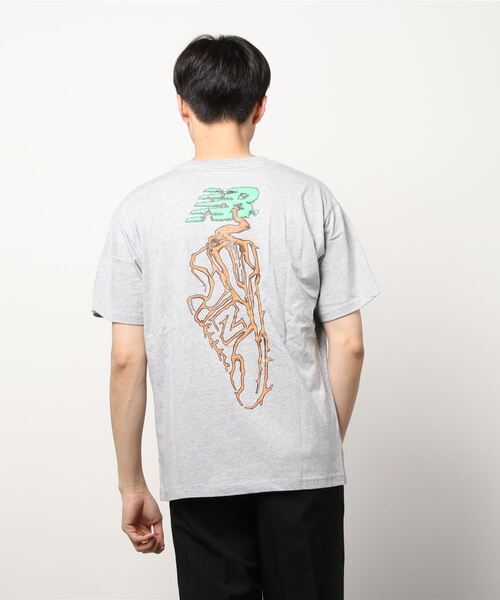 NEW BALANCE（ニューバランス）の「ニューバランス New Balance ショートスリーブTシャツ_（Tシャツ/カットソー・メンズ・グレー/ブラック・M/LL/S/L）」の4枚目の写真