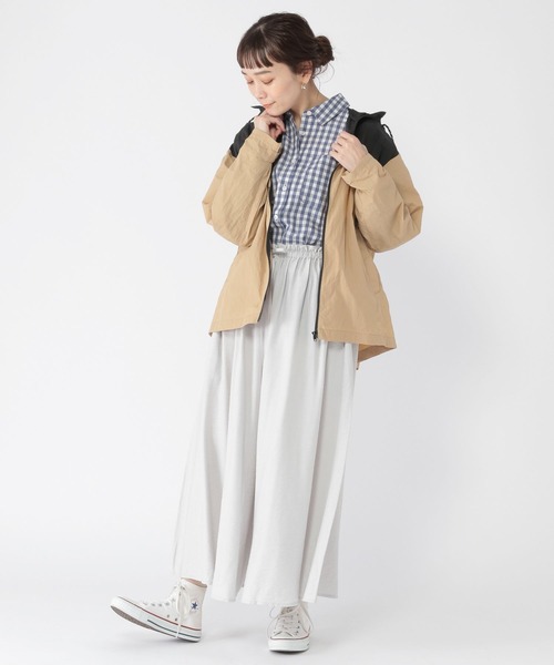 studio CLIP（スタディオクリップ）の「【撥水/ポケッタブル】レジャーバイカラーマウンテンパーカー（マウンテンパーカー・レディース・ベージュ/カーキ/ブラウン/ピンク・FREE）」の12枚目の写真