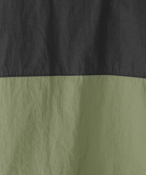 studio CLIP（スタディオクリップ）の「【撥水/ポケッタブル】レジャーバイカラーマウンテンパーカー（マウンテンパーカー・レディース・ベージュ/カーキ/ブラウン/ピンク・FREE）」の7枚目の写真