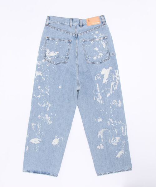 GOLDEN GOOSE（ゴールデングース）の「GOLDEN GOOSE Wide bleached denim（デニムパンツ・レディース・ライトインディゴブルー・28inch/29inch/26inch/27inch）」の7枚目の写真