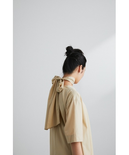 STYLEMIXER（スタイルミキサー）の「テントラインフレアワンピース（ワンピース・レディース・ブルー/ブラック/ベージュ・MEDIUM/SMALL）」の19枚目の写真