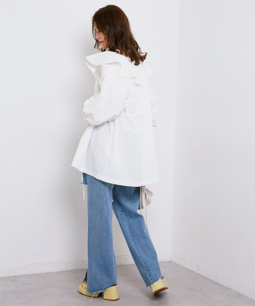 one after another NICE CLAUP(ワンアフターアナザーナイスクラップ)の「バイキーヒールストラップサンダル(サンダル・レディース・ブラウン/イエロー/アイボリー・SMALL/MEDIUM/LARGE)」の19枚目の写真