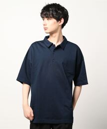 GOLD | GOLD / ゴールド：SUPIMA FINE GAUGE SWEAT OVER SIZE POLO T-SHIRT：22A-GL78811[MUS](ポロシャツ)