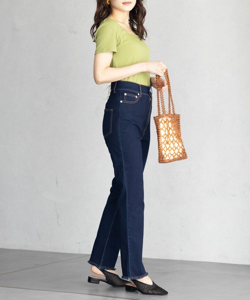 GeeRA（ジーラ）の「バックレースアップデニムパンツ（デニムパンツ・レディース・ライトブルー/ネイビー・MEDIUM/LARGE/X-LARGE）」の19枚目の写真