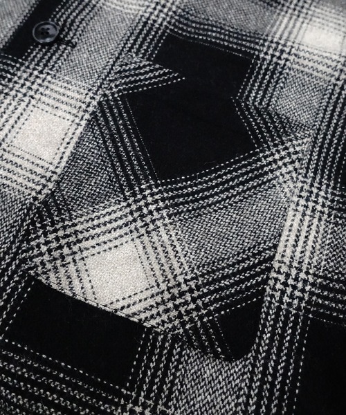 EGO TRIPPING（エゴトリッピング）の「mj8594-EGO×PROPA WOOL HOODIE ROBE　ローブ（カバーオール・メンズ・アイボリー/グリーン・46/48）」の15枚目の写真