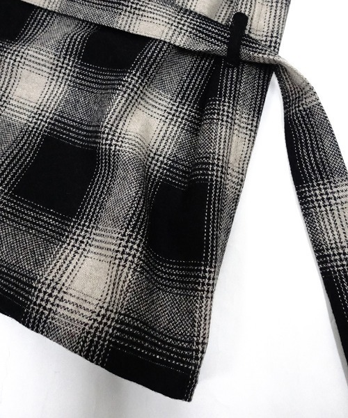 EGO TRIPPING（エゴトリッピング）の「mj8594-EGO×PROPA WOOL HOODIE ROBE　ローブ（カバーオール・メンズ・アイボリー/グリーン・46/48）」の17枚目の写真