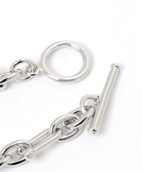 LEPSIM(レプシィム)の「アソートチェーンブレス 295417(ブレスレット・レディース・シルバー/ゴールド/シルバー×ゴールド・ONE SIZE)」の4枚目の写真