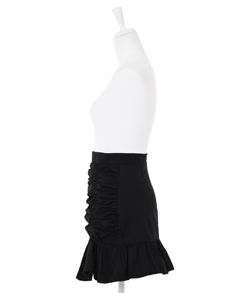 Narcissus（ナルシス）の「【Narcissus】シャーリングフリルスカート（スカート・レディース・ホワイト/ブラック・FREE）」の13枚目の写真