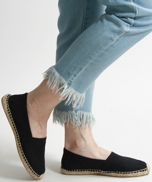 WEGO（ウィゴー）の「WEGO/エスパドリーユ（その他シューズ・レディース・ホワイト/ブラック/ネイビー/ブルー系その他/その他1・LARGE/MEDIUM）」の2枚目の写真