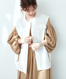 natural couture | ポケットデザインミリタリーベスト(ベスト)