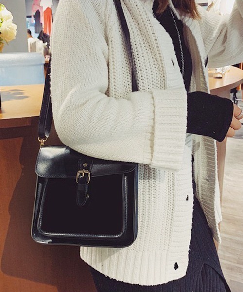 gossip!ロサンゼルス(ゴシップロサンゼルス)の「ミニショルダーバッグ(ショルダーバッグ・レディース・ブラック/ワイン・FREE)」の5枚目の写真