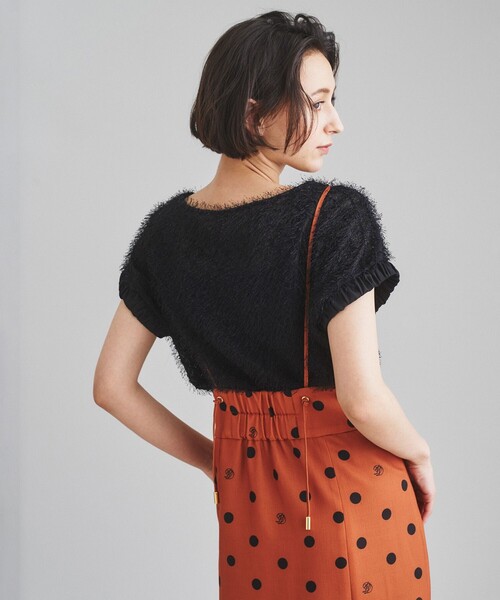 Diagram（ダイアグラム）の「フリンジトップ（Tシャツ/カットソー・レディース・ブラック/ゴールド・36）」の3枚目の写真