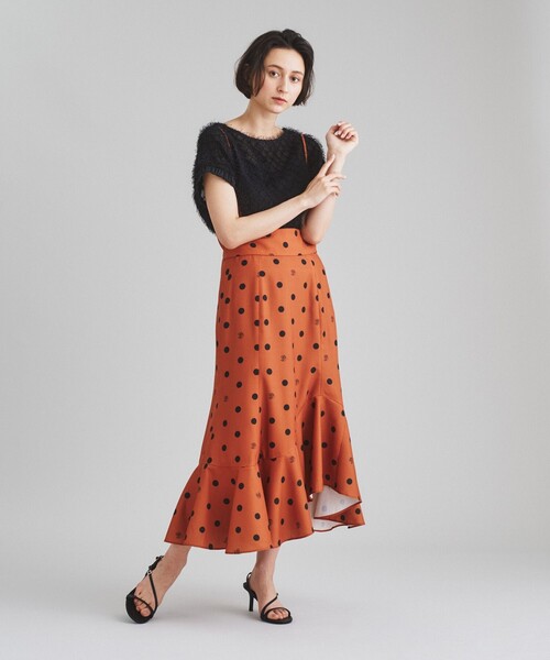 Diagram（ダイアグラム）の「フリンジトップ（Tシャツ/カットソー・レディース・ブラック/ゴールド・36）」の12枚目の写真