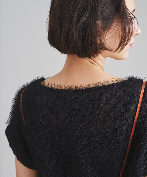 Diagram（ダイアグラム）の「フリンジトップ（Tシャツ/カットソー・レディース・ブラック/ゴールド・36）」の14枚目の写真