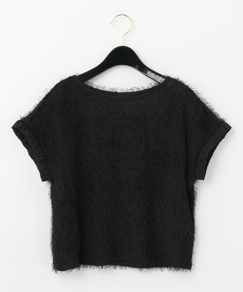 Diagram（ダイアグラム）の「フリンジトップ（Tシャツ/カットソー・レディース・ブラック/ゴールド・36）」の5枚目の写真