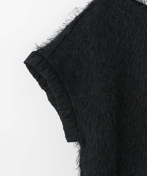 Diagram（ダイアグラム）の「フリンジトップ（Tシャツ/カットソー・レディース・ブラック/ゴールド・36）」の4枚目の写真