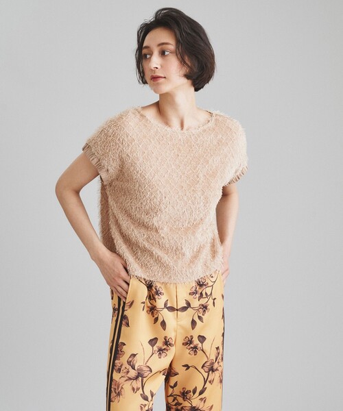 Diagram（ダイアグラム）の「フリンジトップ（Tシャツ/カットソー・レディース・ブラック/ゴールド・36）」の17枚目の写真