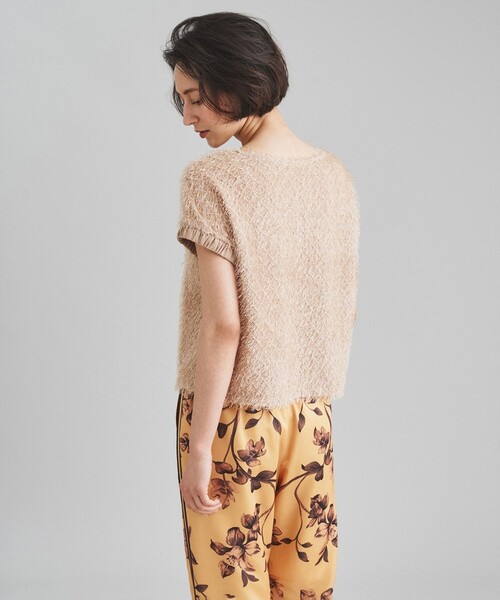 Diagram（ダイアグラム）の「フリンジトップ（Tシャツ/カットソー・レディース・ブラック/ゴールド・36）」の18枚目の写真