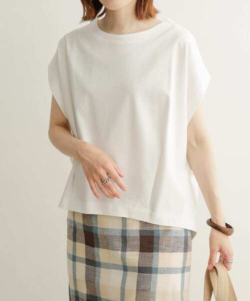 URBAN RESEARCH DOORS(アーバンリサーチドアーズ)の「コットンタックフレンチプルオーバー(Tシャツ/カットソー・レディース・ブラック/レッド/オフホワイト/イエロー/ロイヤルブルー・MEDIUM)」の14枚目の写真