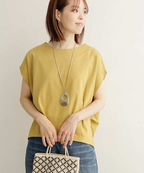 URBAN RESEARCH DOORS(アーバンリサーチドアーズ)の「コットンタックフレンチプルオーバー(Tシャツ/カットソー・レディース・ブラック/レッド/オフホワイト/イエロー/ロイヤルブルー・MEDIUM)」の19枚目の写真