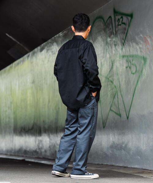 Dickies(ディッキーズ)の「Dickies(ディッキーズ)100th別注ワークシャツ(セットアップ対応)(シャツ/ブラウス・メンズ・ブラック/ベージュ・SMALL/MEDIUM/LARGE/X-LARGE)」の17枚目の写真