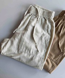 URBAN RESEARCH DOORS | 綿麻テーパードベイカーパンツ(その他パンツ)