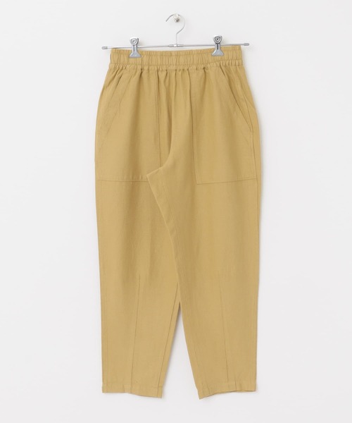 URBAN RESEARCH DOORS（アーバンリサーチドアーズ）の「綿麻テーパードベイカーパンツ（その他パンツ・メンズ・オリーブ/インディゴブルー/ベージュ/アイボリー・MEDIUM/SMALL/LARGE）」の22枚目の写真