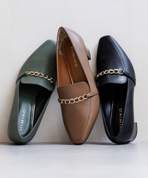 HIMIKO | 【HIMIKO】【撥水】ヒールアップローファー/621311(ローファー)