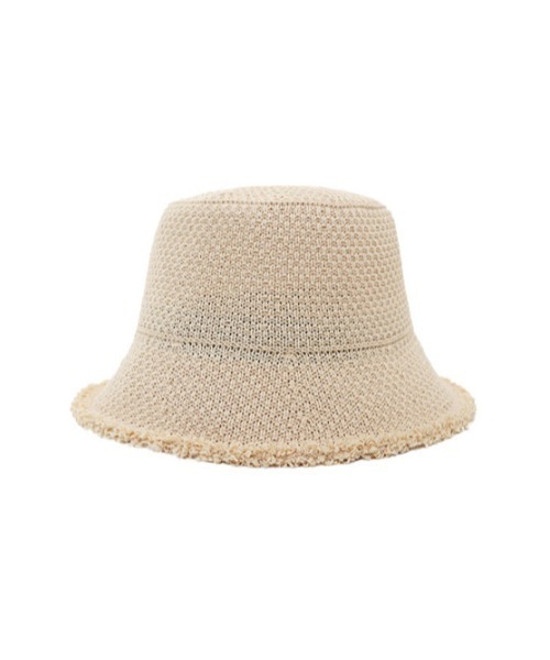 AMAIL（アマイル）の「Hemp miky hat（ハット・レディース・ブラック/ベージュ/アイボリー・FREE）」の11枚目の写真