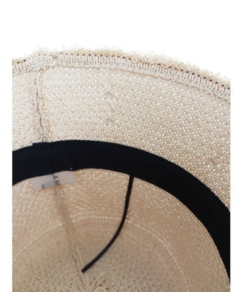AMAIL（アマイル）の「Hemp miky hat（ハット・レディース・ブラック/ベージュ/アイボリー・FREE）」の13枚目の写真