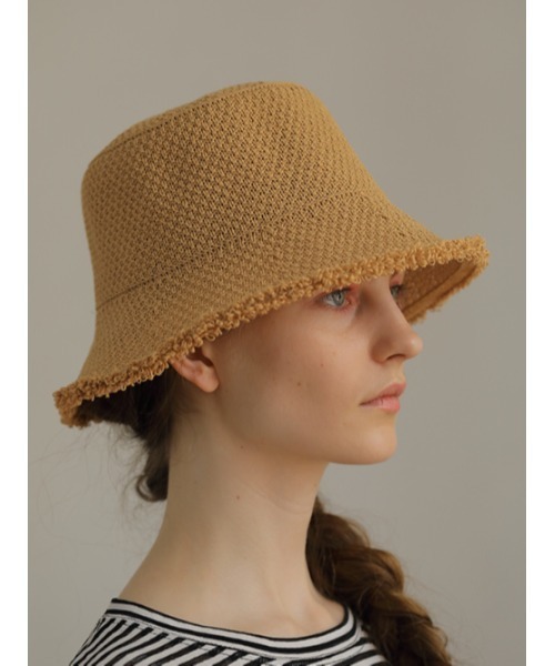 AMAIL（アマイル）の「Hemp miky hat（ハット・レディース・ブラック/ベージュ/アイボリー・FREE）」の16枚目の写真