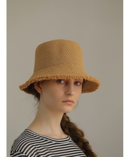 AMAIL（アマイル）の「Hemp miky hat（ハット・レディース・ブラック/ベージュ/アイボリー・FREE）」の14枚目の写真