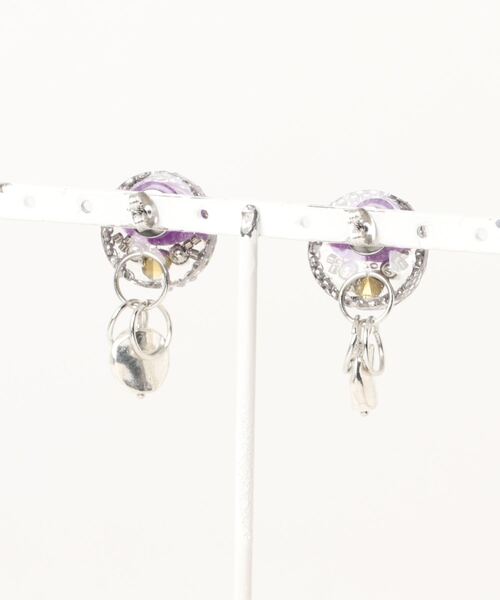 tone（トーン）の「【kapalililuna】Jewel resin pierce(MA)（ピアス（両耳用）・レディース・シルバー・FREE）」の2枚目の写真