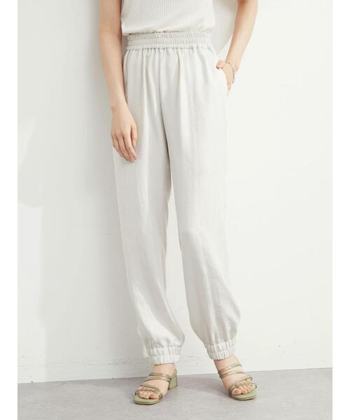 Green　Parks（グリーンパークス）の「・ELENCARE DUE ジョガーパンツ（その他パンツ・レディース・ブラック/ピンク/アイボリー/ライトカーキ・FREE）」の5枚目の写真