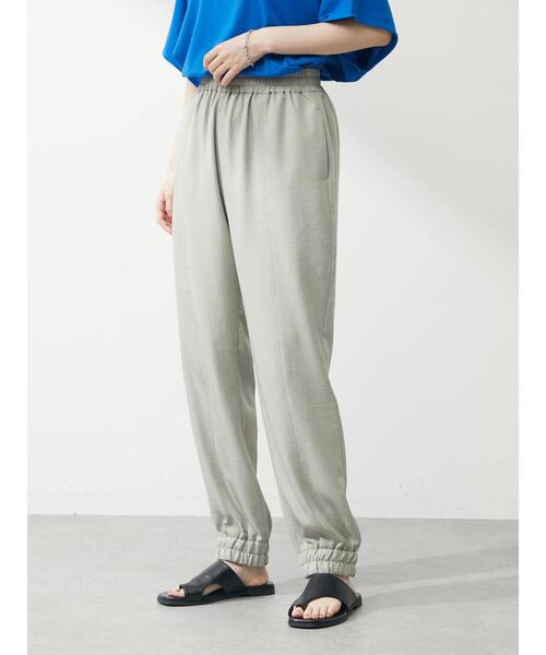 Green　Parks（グリーンパークス）の「・ELENCARE DUE ジョガーパンツ（その他パンツ・レディース・ブラック/ピンク/アイボリー/ライトカーキ・FREE）」の8枚目の写真