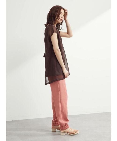 Green　Parks（グリーンパークス）の「・ELENCARE DUE ジョガーパンツ（その他パンツ・レディース・ブラック/ピンク/アイボリー/ライトカーキ・FREE）」の16枚目の写真