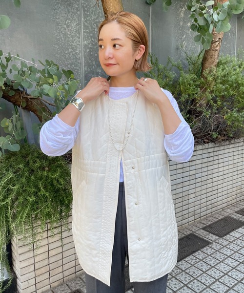 SHENERY（シーナリー）の「キルティングベスト（ベスト・レディース・ブラック/カーキ/アイボリー・FREE）」の21枚目の写真