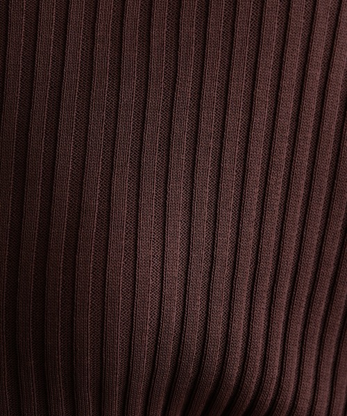 COLLAGE GALLARDAGALANTE（コラージュガリャルダガランテ）の「美しいデコルテ/袖スリットリブドルマンプルオーバー/セットアップ可/手洗い可（ニット/セーター・レディース・ブラウン/ベージュ/ブルー・FREE）」の11枚目の写真