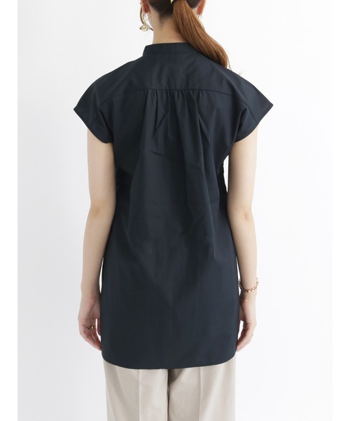 Te chichi(テチチ)の「ピンタックレースチュニックシャツ(チュニック・レディース・オフホワイト/ピンク/ブラック・フリ-)」の7枚目の写真