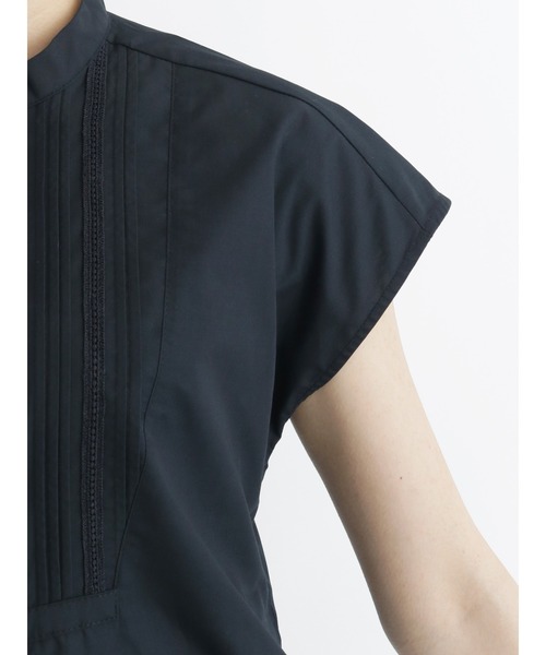 Te chichi(テチチ)の「ピンタックレースチュニックシャツ(チュニック・レディース・オフホワイト/ピンク/ブラック・フリ-)」の10枚目の写真