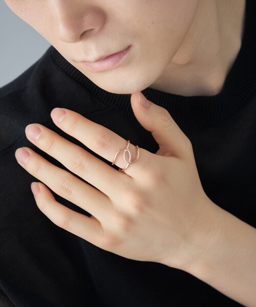 Jouete（ジュエッテ）の「[ジェンダレス] リング（リング・レディース・ダークブラウン/イエローゴールド/ブラック系その他/ピンクゴールド・#17/#9/#13/13号/9号/17号）」の7枚目の写真