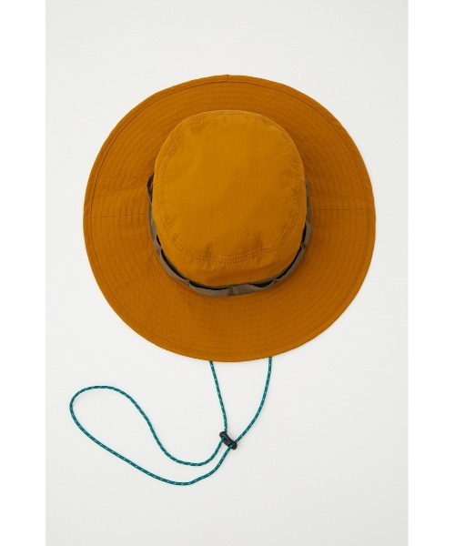 SLY（スライ）の「DUALABLE WATER-REPELLENT HAT デュアラブルウォーターリペラント バケットハット（ハット・レディース・ブラック/キャメル・FREE）」の5枚目の写真