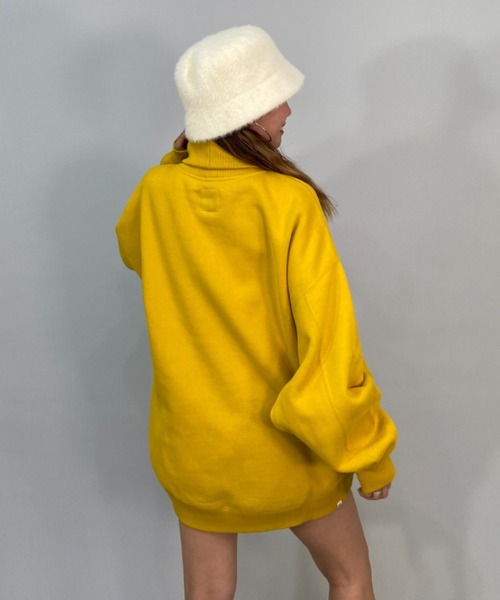 BILLABONG(ビラボン)の「【ムラサキスポーツ別注】BILLABONG/ビラボン ビッグシルエット/オーバーサイズ/無地ワンポイントロゴタートルネックスウェット BC014-009(スウェット・レディース・ホワイト/ブラック/イエロー/ブルー・M/L)」の16枚目の写真