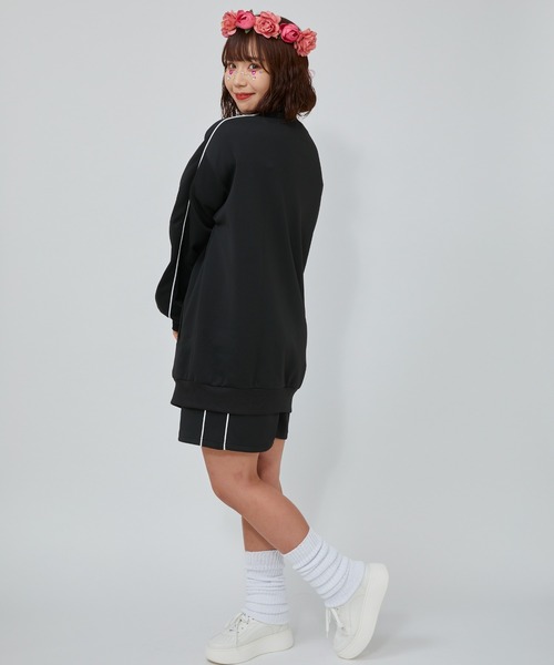 WEGO（ウィゴー）の「WEGO/【セットアップ対応商品】カラージャージ（ジャージ・レディース・ホワイト/ブラック/パープル/サックスブルー/ライトピンク・FREE）」の22枚目の写真