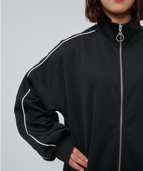 WEGO（ウィゴー）の「WEGO/【セットアップ対応商品】カラージャージ（ジャージ・レディース・ホワイト/ブラック/パープル/サックスブルー/ライトピンク・FREE）」の11枚目の写真