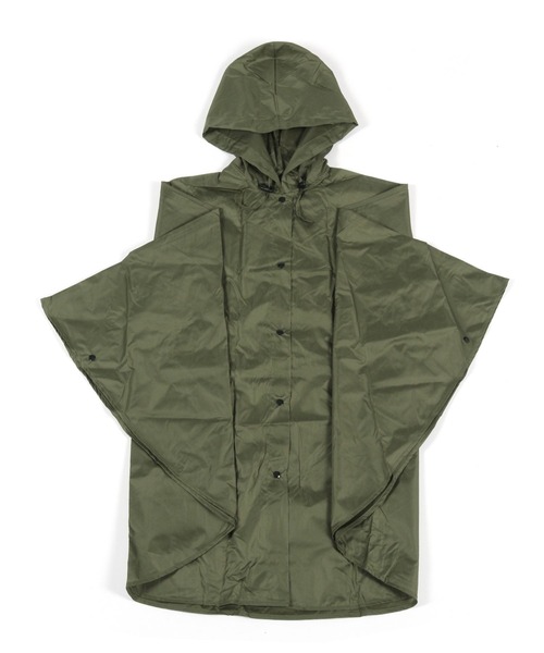 GLOBAL WORK（グローバルワーク）の「UVカット／レインポンチョ/167008（レインコート/ポンチョ・レディース・ベージュ/ネイビー/グリーン・FREE）」の3枚目の写真